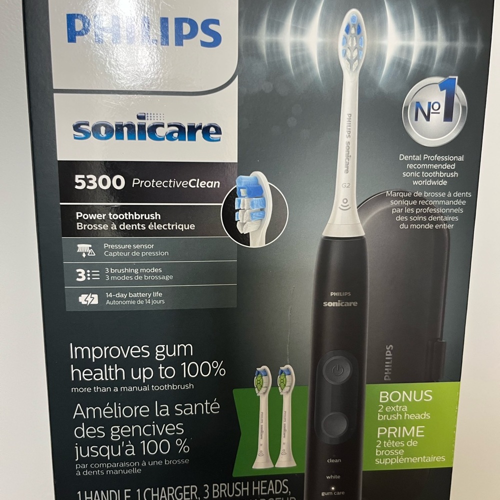 Philips Sonicare 5300 ProtectiveClean - Blue and White